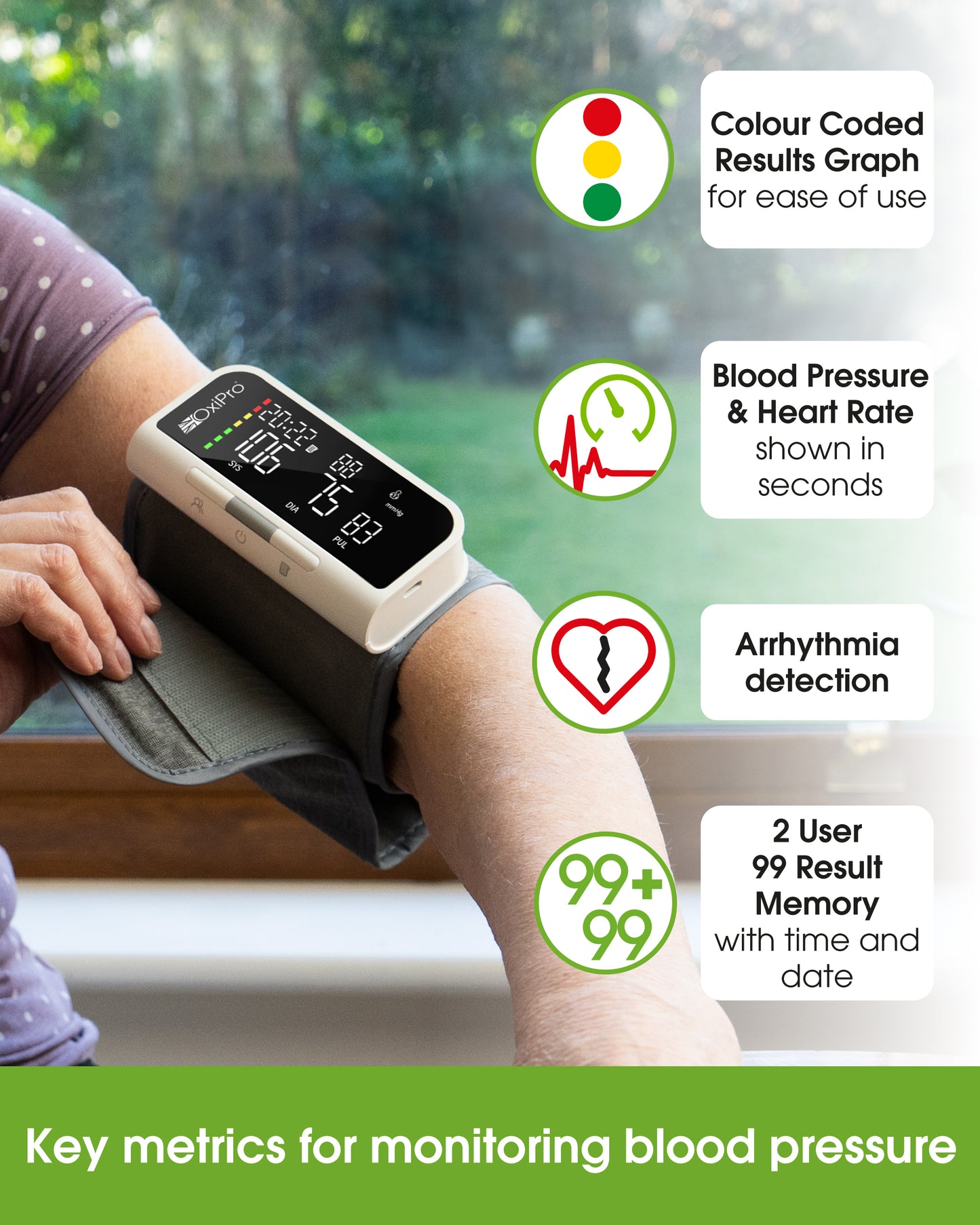 OxiPro BP2 Smart Blood Pressure Monitor