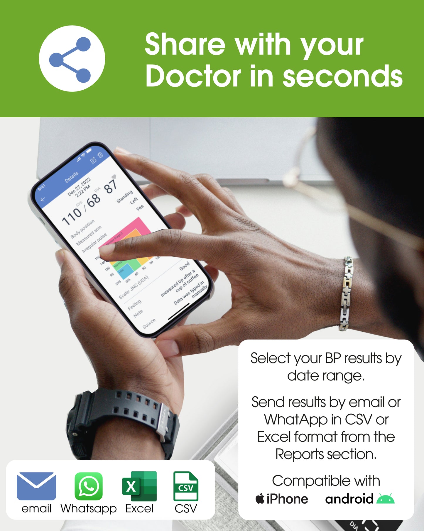 OxiPro BP2 Smart Blood Pressure Monitor