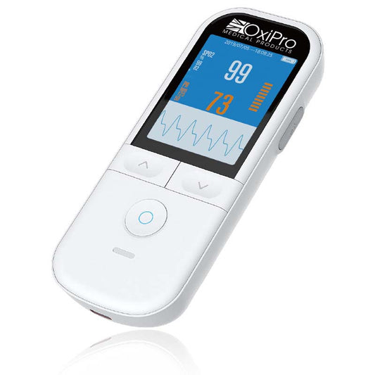 OxiPro OXH1 Handheld Pulse Oximeter with Respiration Rate