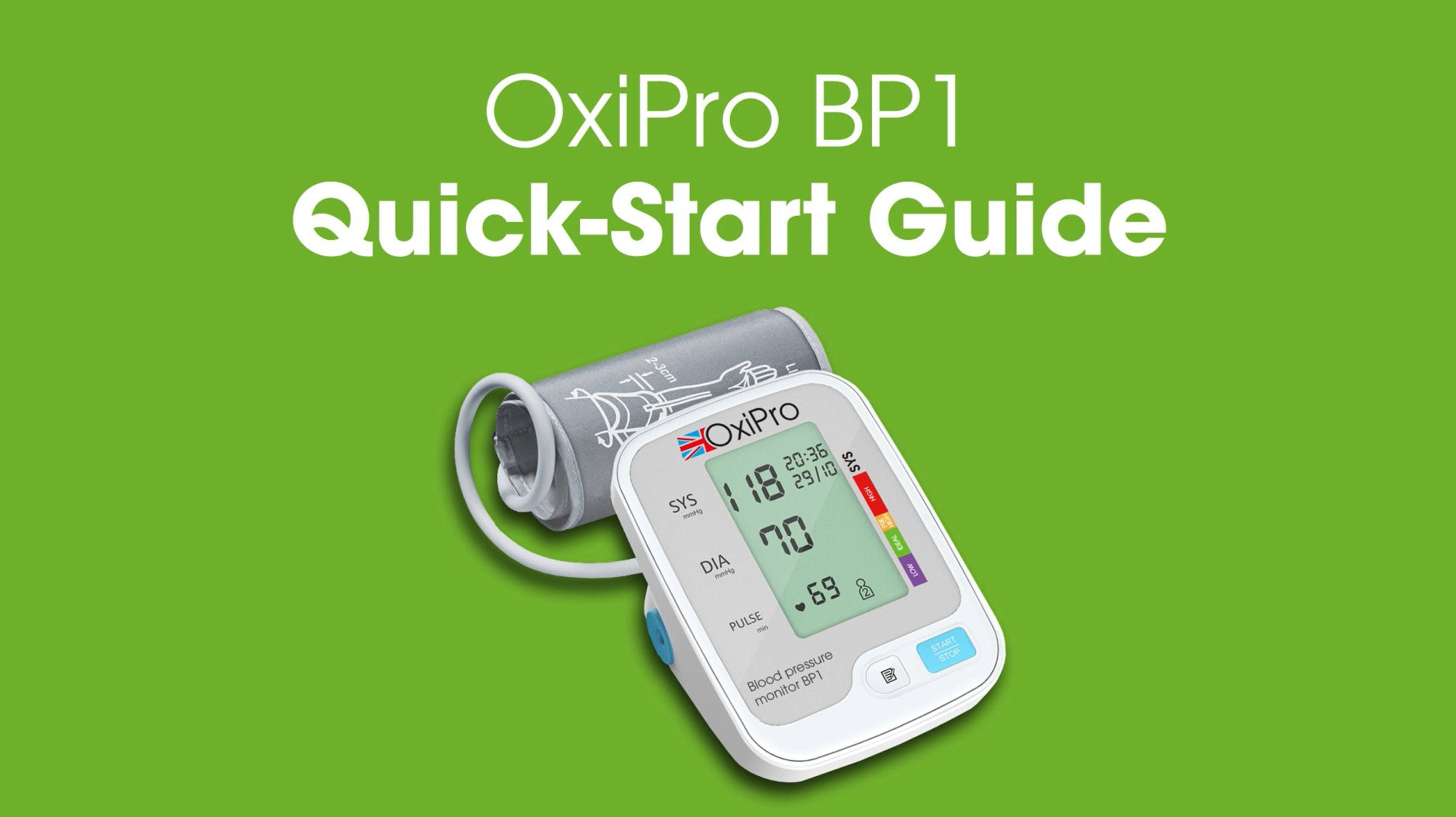 Load video: OxiPro BP1 Quick Start Video